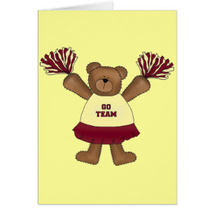 Pom Pom Cheerleader Bear Tshirts and Gifts