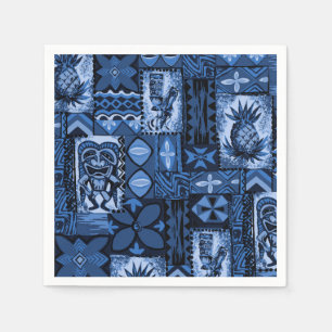 Pomaika’i Tiki Hawaiian Vintage Tapa Napkin