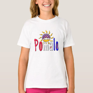 Pomalo – Croatian Relaxation with Sun & Rainbow  T-Shirt