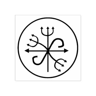 Pomba Gira Goddess Design Rubber Stamp Tool
