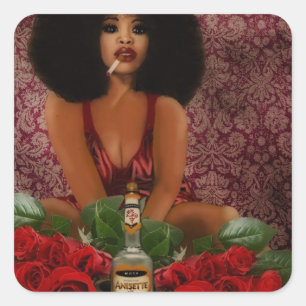 Pomba Gira Square Sticker