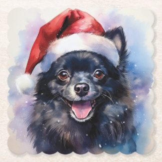 Pomchi Santa Paper Coaster