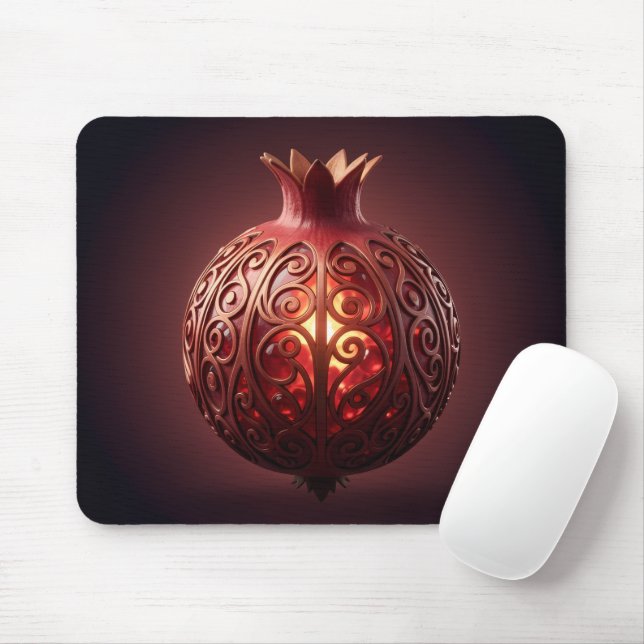 Pomegranate´10 Mouse Pad (With Mouse)