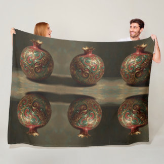 Pomegranate´11 Fleece Blanket