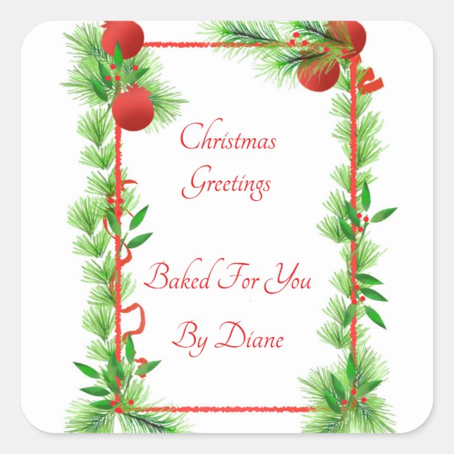 Pomegranate and Pine Labels (Front)