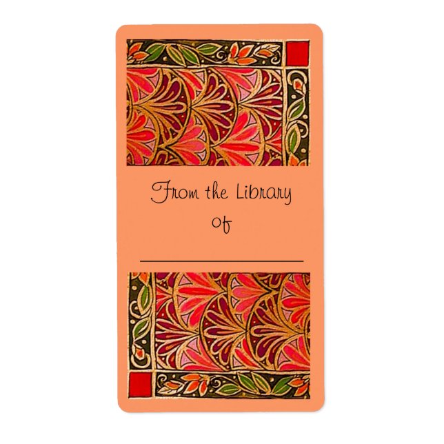 Pomegranate bookplate (Front)