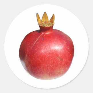 Pomegranate Classic Round Sticker
