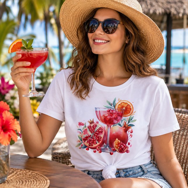 Pomegranate Cocktail Tri-Blend Shirt (Creator Uploaded)