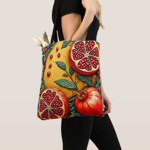 Pomegranate Elegance Art Print Tote Bag