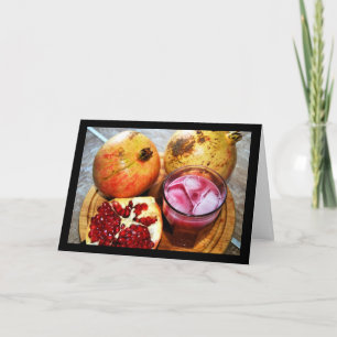 Pomegranate Fruit and Juice Card