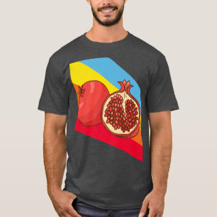 Pomegranate Fruit Food Vegan Vegetarian  T-Shirt