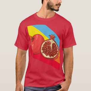 Pomegranate Fruit Food Vegan Vegetarian  T-Shirt