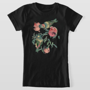 Pomegranate Fruits & Lovebirds T-Shirt