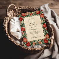 Pomegranate Garden Botanical Baby Shower