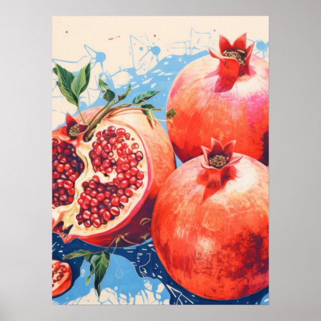 Pomegranate Grace Poster (Front)