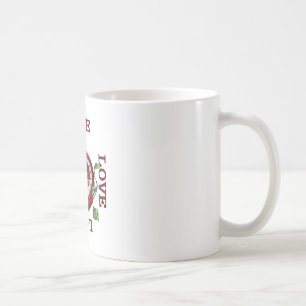 Pomegranate Heart LOVE Valentine Coffee Mug