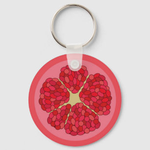 Pomegranate Keychain