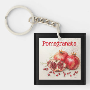 Pomegranate Keychain