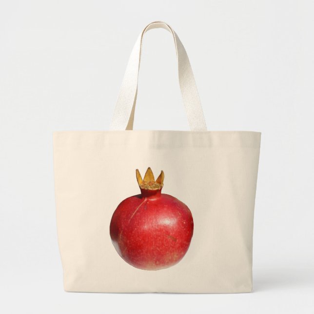 Pomegranate Large Tote Bag (Front)