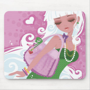 Pomegranate Marshmallow Mouse Pad