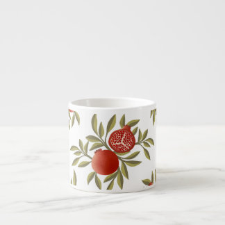 Pomegranate Pattern Botanical Espresso Cup