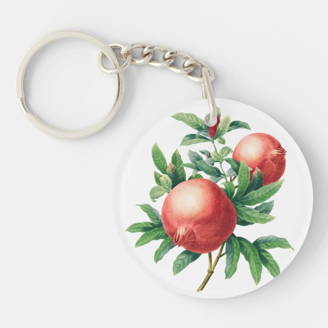 Pomegranate pattern key ring (Front)