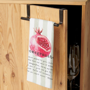 Pomegranate - Quran Verse Tea Towel