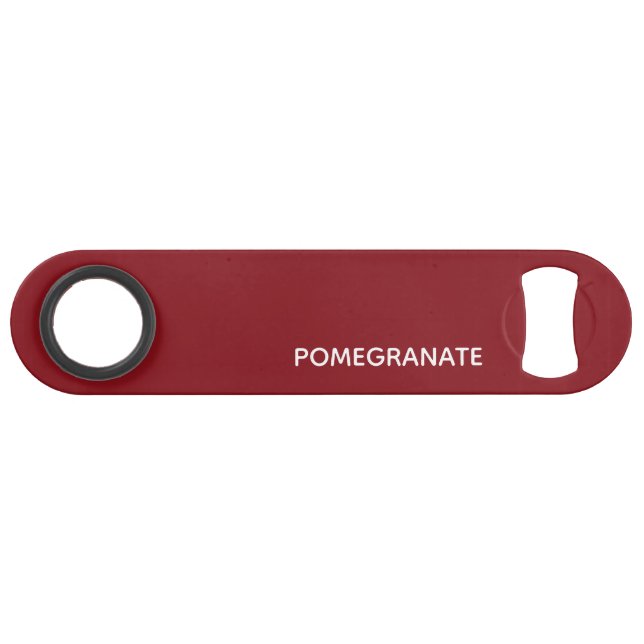 Pomegranate red color name (Front (Horizontal))