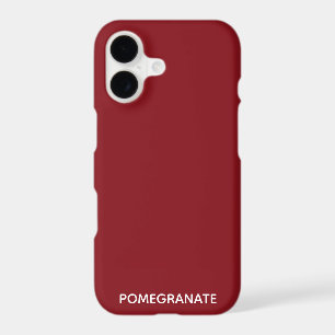 Pomegranate red colour name