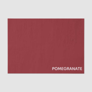 Pomegranate red colour name tissue paper
