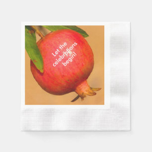 Pomegranate Rosh HaShana Napkin