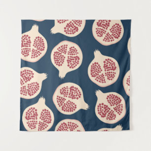 Pomegranate seamless pattern,background with pomeg tapestry