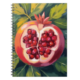 Pomegranate Seeds Fruit Painting Notebook