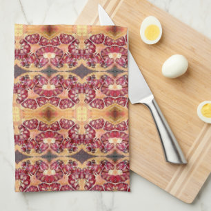 Pomegranate Seeds Pattern Tea Towel