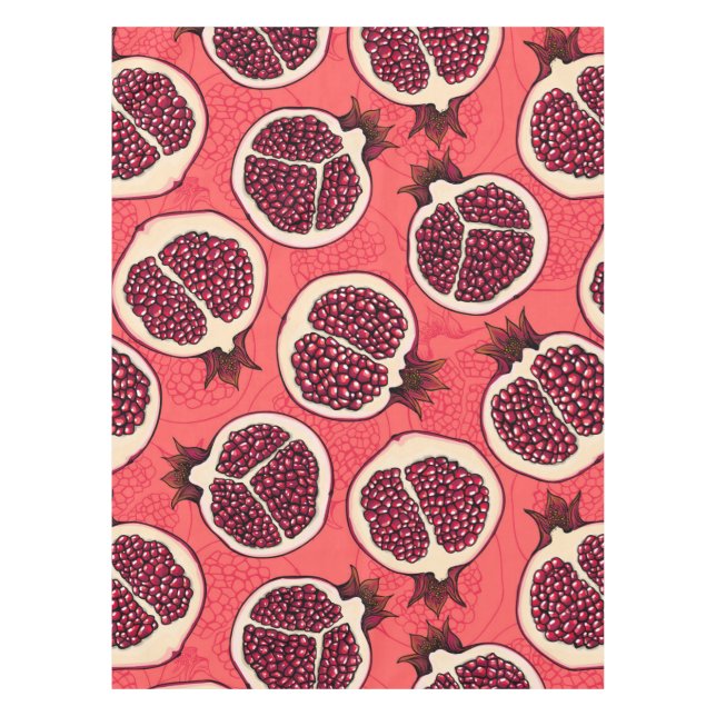 Pomegranate slices 2 tablecloth (Front)