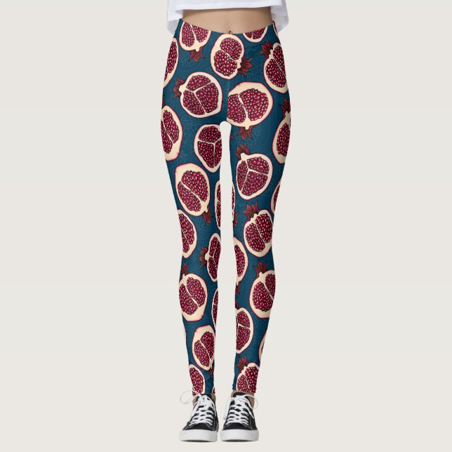 Pomegranate slices leggings (Front)