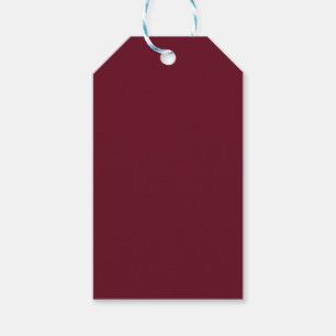 Pomegranate Solid Color Gift Tags