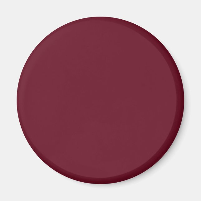 Pomegranate Solid Colour Magnet (Front)