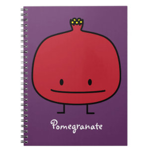 Pomegranate Spiral Notebook