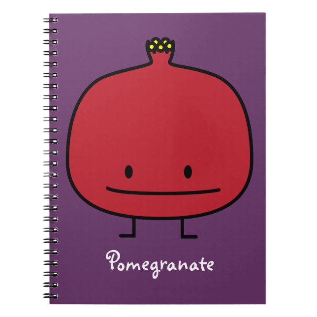Pomegranate Spiral Notebook (Front)