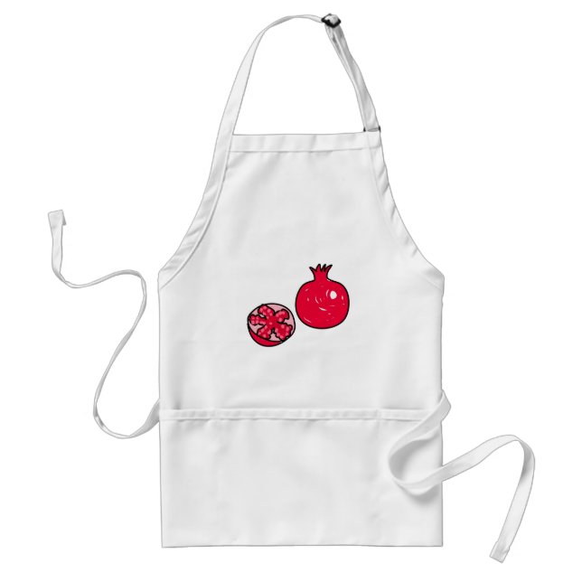 pomegranate standard apron (Front)