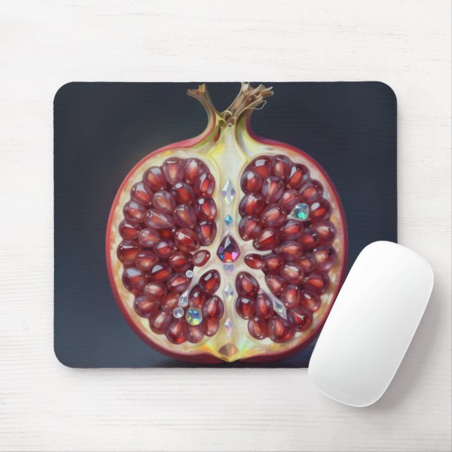 Pomegranate – Valuable Fruit for Health  Mouse Pad (With Mouse)