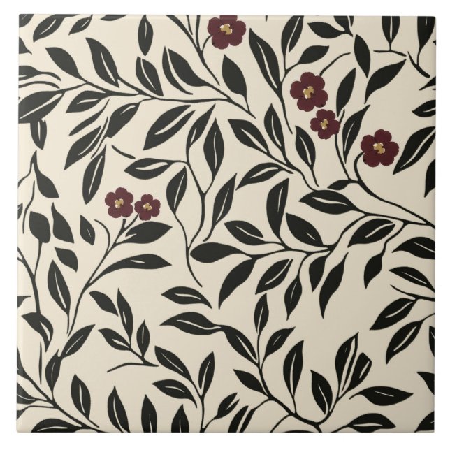 Pomegranate Vine Tile (Front)