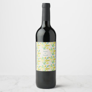 pomegranate wine label