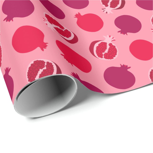 Pomegranate Wrapping Paper (Roll Corner)