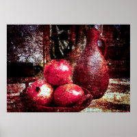 Pomegranates And A Pitcher