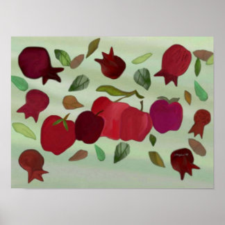 Pomegranates & Apples Sweet Year Print
