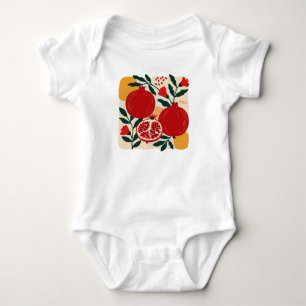 Pomegranates Baby Bodysuit