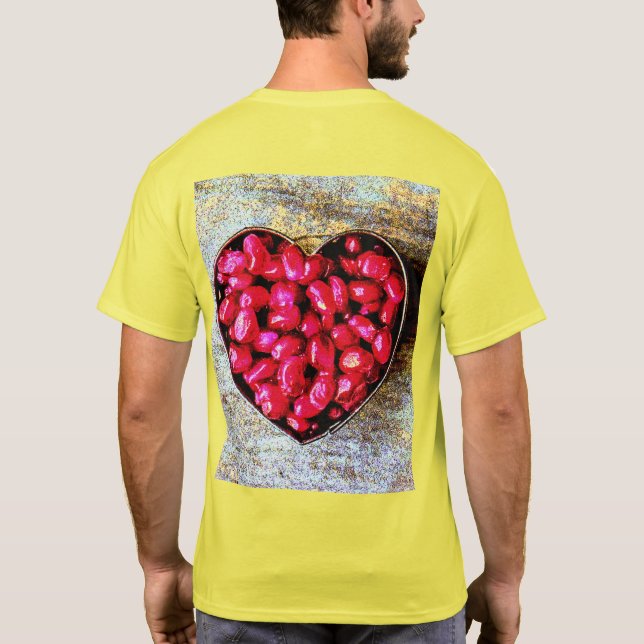 "Pomegranates Heart Fruit" Cute Photo. Buy Now T-Shirt (Back)