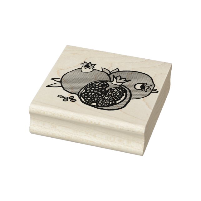Pomegranates Rubber Stamp (Stamp)